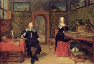 Der junge Gelehrte und seine Frau, 1640