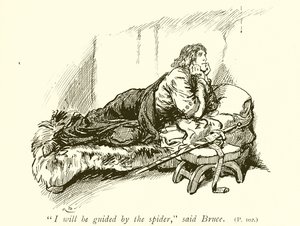 Robert Bruce und die Spinne von Gordon Frederick Browne