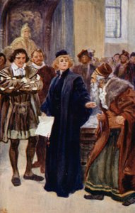 "Verweile ein wenig, Jude," sagte Portia von Gordon Frederick Browne