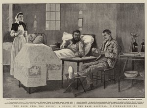 Der Bure gewinnt den Trick, eine Szene im Basis-Krankenhaus, Pietermaritzburg