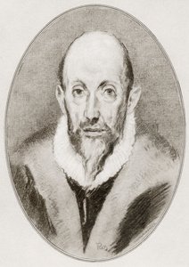 Domenikos Theotokopoulos, El Greco, aus „Lebende Biographien großer Maler“