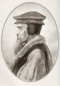 Johannes Calvin, geboren Jehan Cauvin, aus Living Biographies of Religious Leaders von Gordon Ross