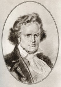 Ludwig van Beethoven, aus „Lebende Biographien großer Komponisten“ von Gordon Ross