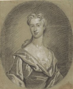 Damenporträt, Bruststück, im Oval von Gottfried Kneller