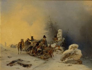 Der Rückzug der französischen Truppen aus Russland, 1846