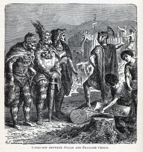 Interview zwischen Julian und fränkischen Häuptlingen, 1882