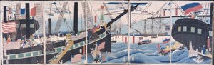Fremde Schiffe in Yokohama