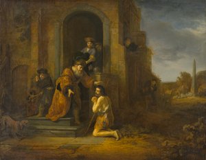 Die Rückkehr des verlorenen Sohnes, ca. 1640-1642 von Govaert Flinck