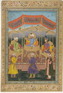 Ahnengruppe der Mogulherrscher, 18. Jahrhundert von Govardhan