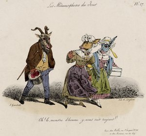 Die Metamorphosen des Tages, Nr. 27 von Grandville