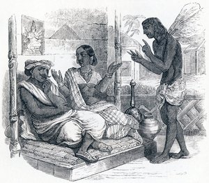 Die Wünsche - Fabeln von La Fontaine von Grandville