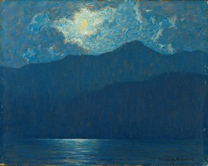 Sonnenaufgang über der Insel Catalina von Granville Redmond