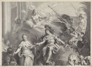 Allegorie auf die Macht von Ludwig XIV.