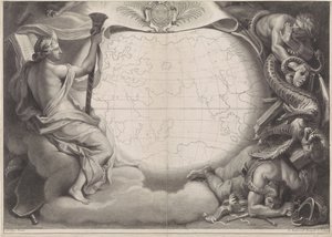 Allegorisches Porträt von Ludwig XIV., König von Frankreich von Gérard Edelinck
