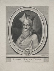 Kardinal Jaques Davey Duperron von Gérard Edelinck