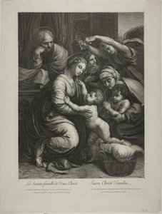 Heilige Familie Jesu Christi von Gérard Edelinck