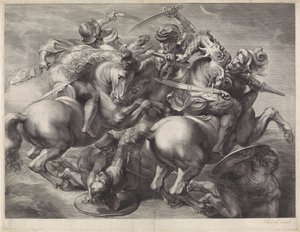 Reiterkampf von Gérard Edelinck