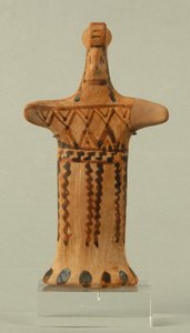Figur einer stehenden Frau, Böotische Werkstatt, Archaische Periode