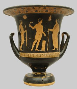 Glockenförmiger Krater aus Pisticci, Italien