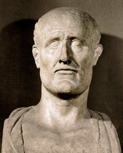 Büste von Alkibiades (450-404 v. Chr.) Staatsmann und athenischer General Rom, Musei Capitolini von Greek or Roman