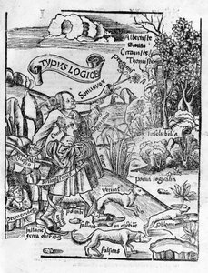 Freie Künste: Logik - in „Margarita Philosophica“ von Gregor Reisch (1467-1525). Basel
