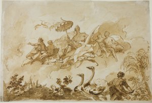 Allegorie von Afrika von Gregorio Guglielmi