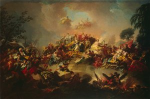 Apotheose der Herrschaft von Katharina II., 1767 von Gregorio Guglielmi