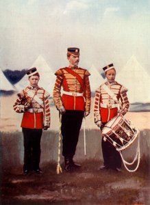 Drum-Major und Trommler, Coldstream Guards von Gregory and Co