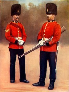 Sergeant und Soldat der Dubin Fusiliers von Gregory and Co