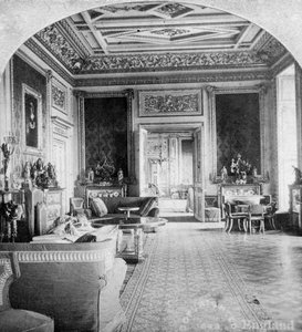 Der Grüne Salon, Windsor Castle, Windsor, Berkshire, späte 19. Jahrhundert von Griffiths Brothers