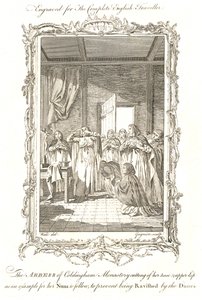 Äbtissin von Coldingham St. Äbbe die Jüngere, halbmythologische Äbtissin, 870 n. Chr.