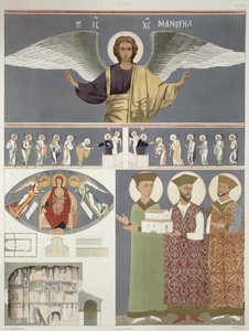 Fresken aus der orthodoxen Kirche von Nekrssi bei Dido, Tafel 48 aus 