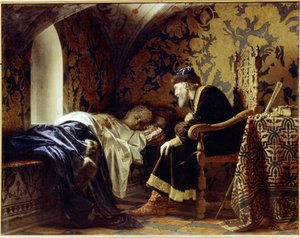 Vassilissa Melentieva (gestorben 1579) und Zar Iwan IV. der Schreckliche (1530-1584)