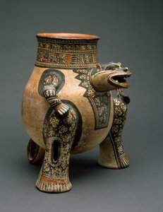 Jaguar-Gefäß, Nordwestliches Costa Rica, Späte Periode VI, 1200-1400