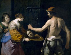 Salome erhält den Kopf von Johannes dem Täufer