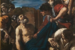 Das Martyrium des heiligen Petrus (Detail) von Guercino (1591 1666)