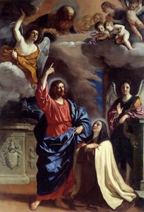 Christus erscheint der Heiligen Therese von Guercino
