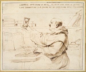 Karikatur von Fra Bonaventura Bisi, 1655-1659