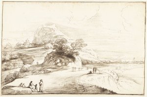 Berglandschaft mit Fernblick