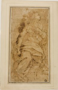 Drapierte weibliche Figur