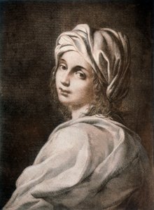 Porträt von Beatrice Cenci, Figur der Tragödie "The Cenci" geschrieben von Percy Bysshe Shelley (1792-1822) von Guido (manner of) Reni