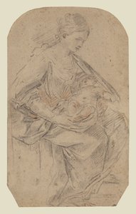Geburt Christi (recto); Frau mit Turban (verso)