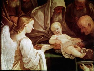 Die Beschneidung (Detail) von Guido Reni