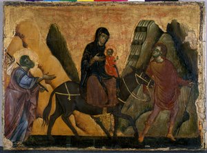 Die Flucht nach Ägypten von Guido da Siena