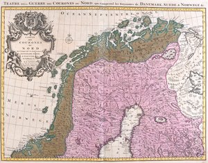 Nordnorwegen, Schweden, Finnland von Guillaume Delisle