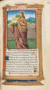 Gedrucktes Stundenbuch (Gebrauch von Rom): fol. 98r, Johannes der Täufer