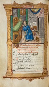 Gedrucktes Stundenbuch Gebrauch von Rom: fol. 12v, November Kalenderseite, 1510