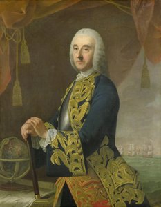 Porträt von Vizeadmiral Hendrik Lijnslager, Sohn von Harmen Lijnslager und Judith Allijn von Guillaume de Spinny