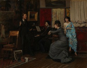 Musik im Atelier von Gunnar Berndtson