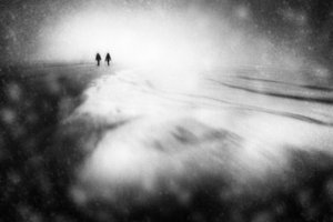 Träumiger Winterpfad von Gustav Davidsson